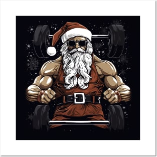 Badass Santa Claus from Gym Posters and Art